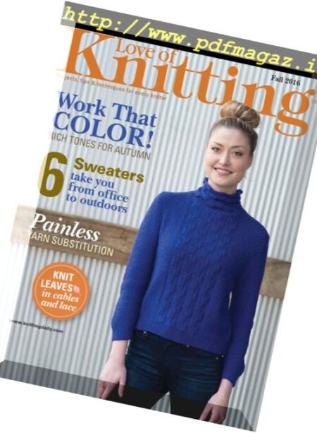 Love of Knitting – Fall 2016 Cover