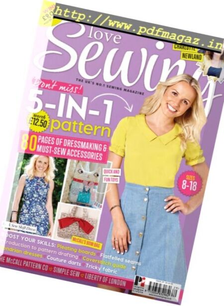 Love Sewing – Issue 29, 2016 Cover