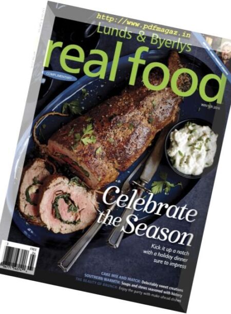 Lunds & Byerlys Real Food – Winter 2016 Cover