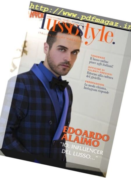 Lusso Style – Ottobre 2016 Cover