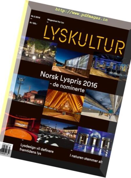 Lyskultur Magazine – Nr. 3, 2016 Cover