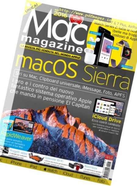 Mac Magazine – Novembre 2016 Cover