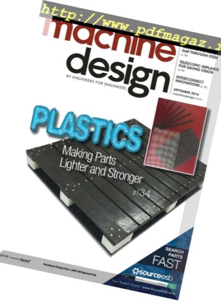 Machine Design – September 2016 Cover