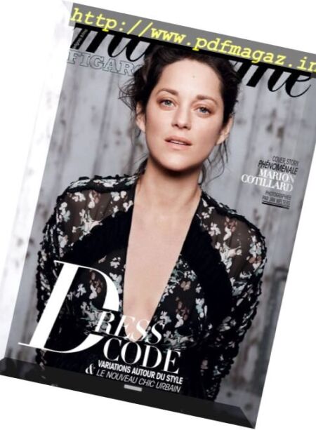 Madame Figaro – 30 Septembre 2016 Cover