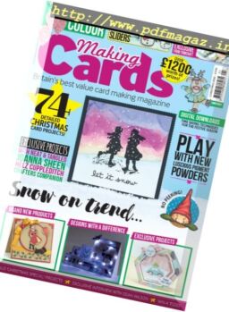 Making Cards – Christmas 2016