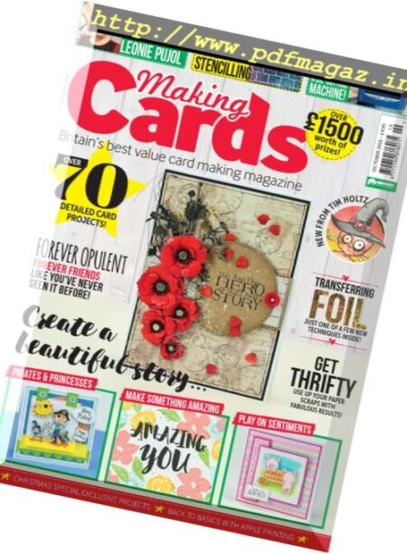 Making Cards – October 2016 Cover