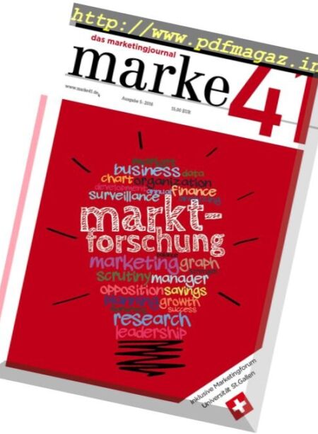 Marke 41 – Nr.5, 2016 Cover
