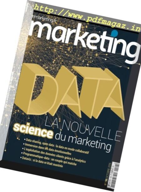 Marketing – Octobre 2016 Cover