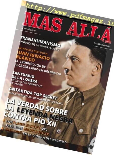 Mas Alla – Septiembre 2016 Cover