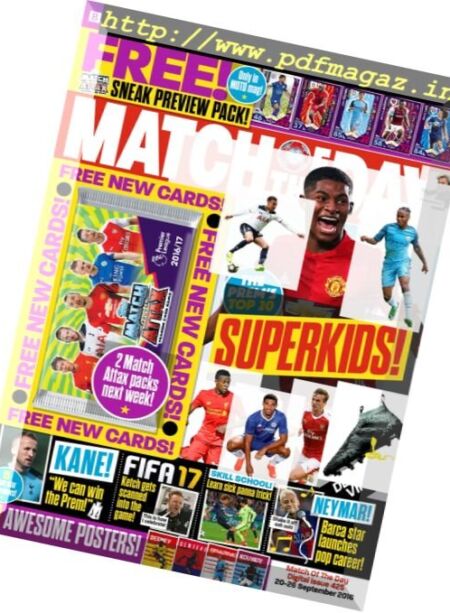 Match of the Day – 20 September 2016 Cover