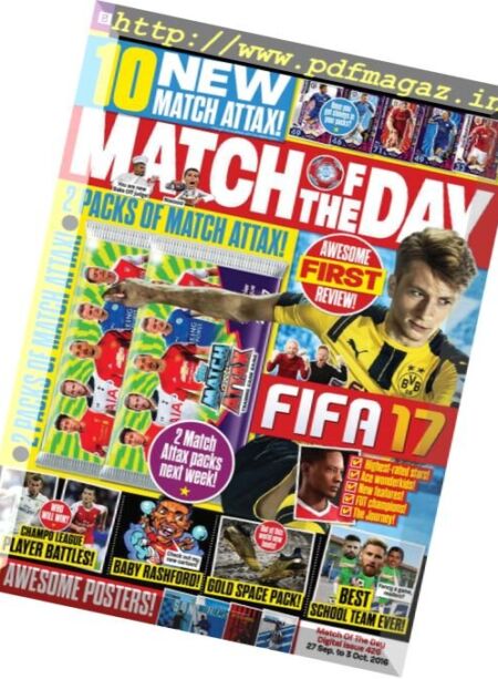 Match of the Day – 27 September 2016 Cover