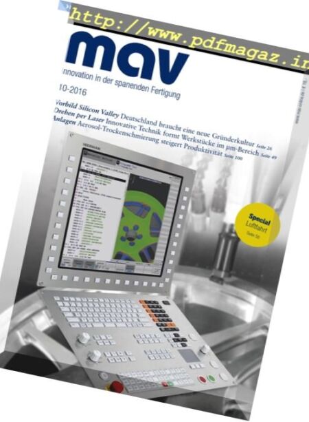 MAV – Oktober 2016 Cover