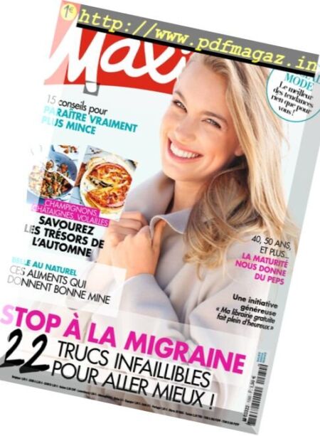 Maxi – 19 au 25 Septembre 2016 Cover