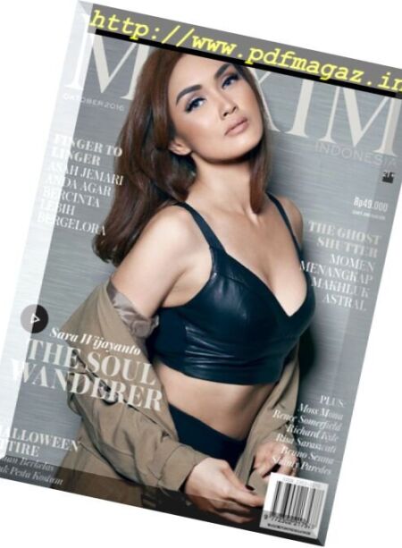 Maxim Indonesia – Oktober 2016 Cover