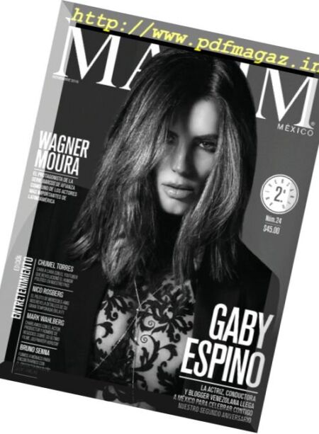 Maxim Mexico – Noviembre 2016 Cover
