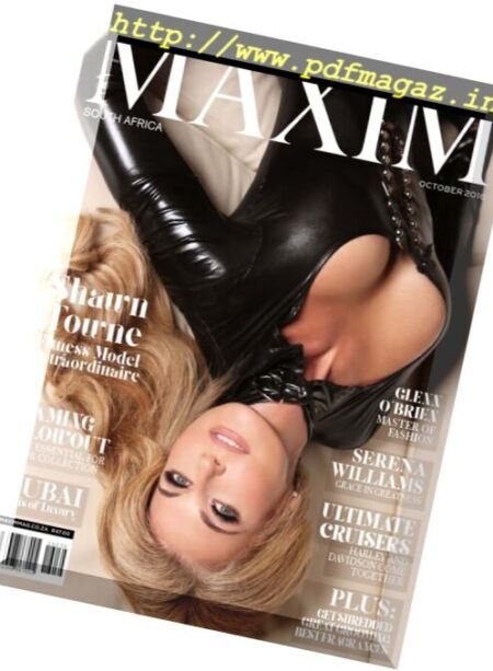 Maxim South Africa – October 2016 Cover