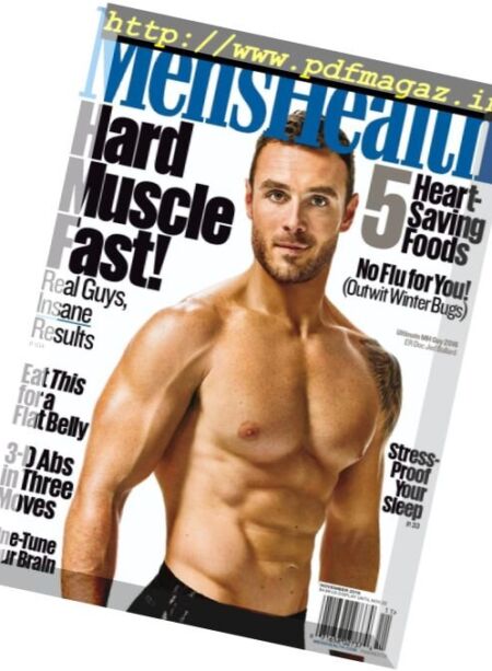 Men’s Health USA – November 2016 Cover