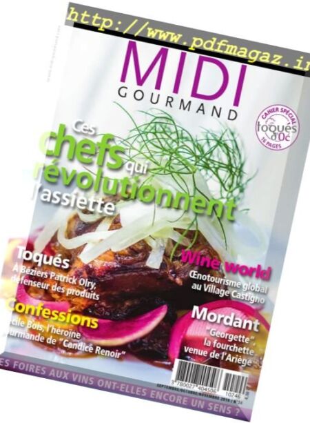 Midi Gourmand – Automne 2016 Cover