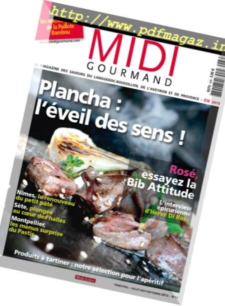 Midi Gourmand – Ete 2013 Cover