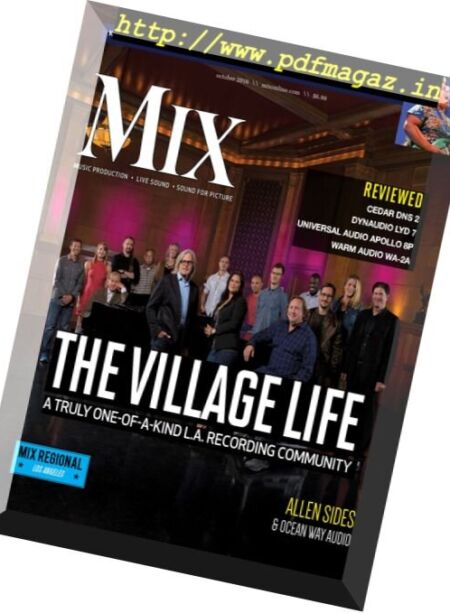 Mix Magazine – October 2016 Cover