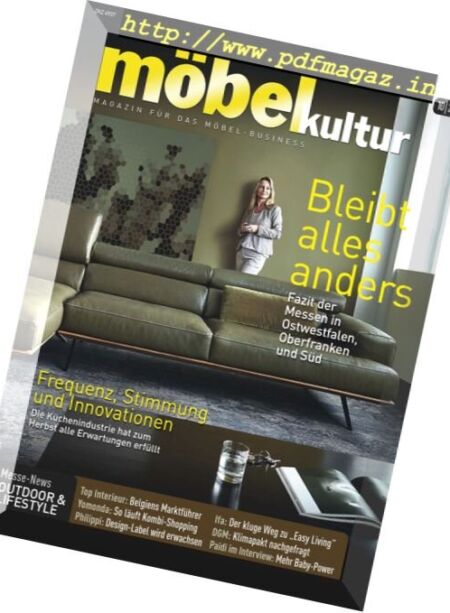 Mobel Kultur – Nr.10, 2016 Cover