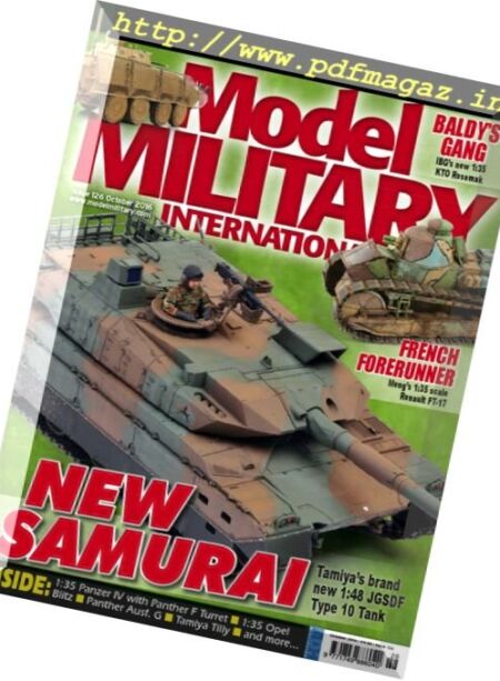 Model Military International – October 2016 Cover