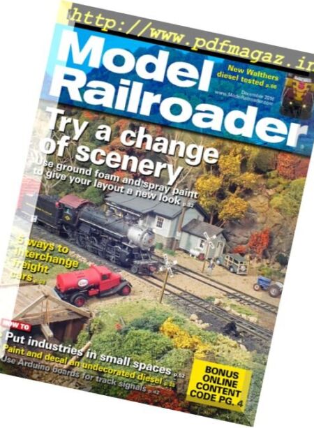Model Railroader – December 2016 Cover