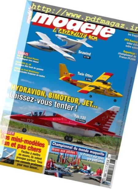 Modele Magazine – Octobre 2016 Cover