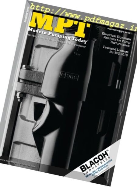 Modern Pumping Today – August 2016 Cover
