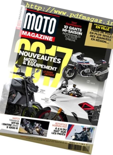 Moto Magazine – Novembre 2016 Cover