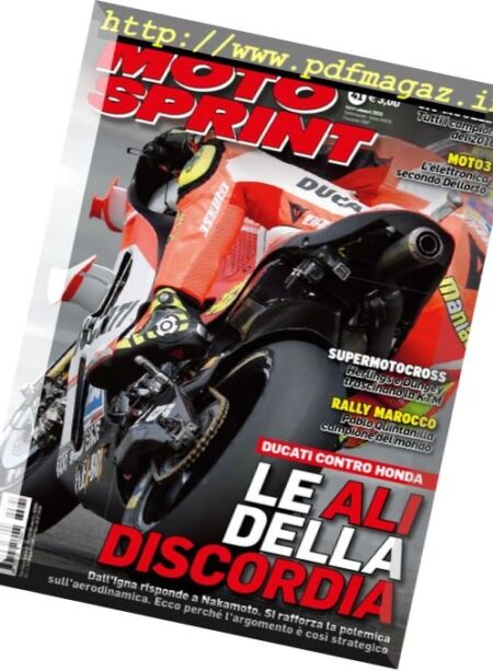 Moto Sprint – 11 Ottobre 2016 Cover