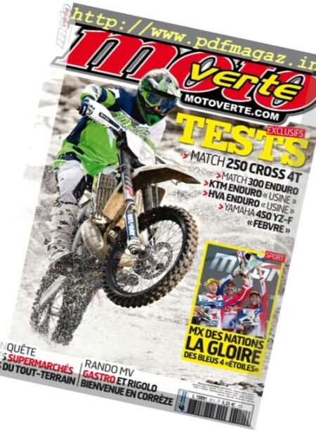 Moto verte – Novembre 2016 Cover