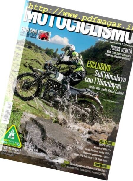 Motociclismo Italia – Ottobre 2016 Cover