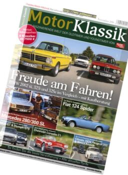 Motor Klassik – November 2016