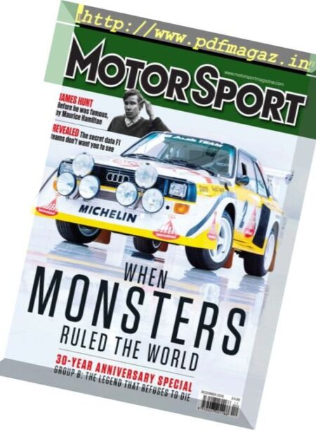 Motor Sport – December 2016 Cover