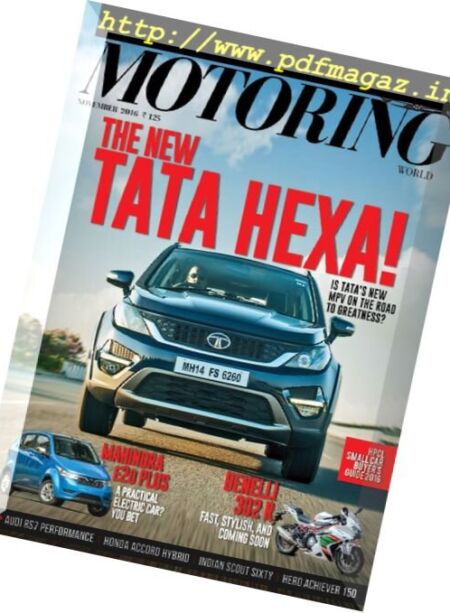 Motoring World – November 2016 Cover