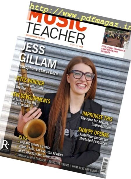 Music Teacher – August 2016 Cover