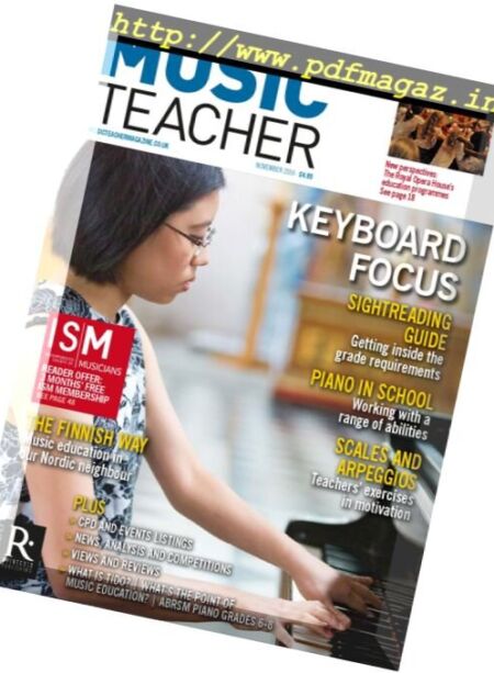Music Teacher – November 2016 Cover