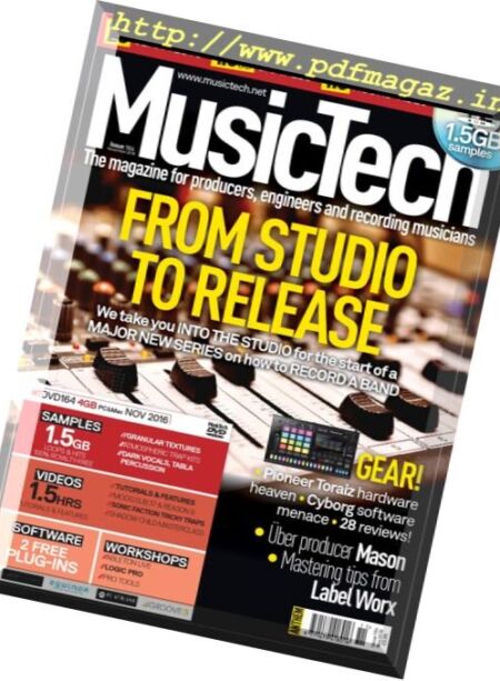 MusicTech – November 2016 Cover