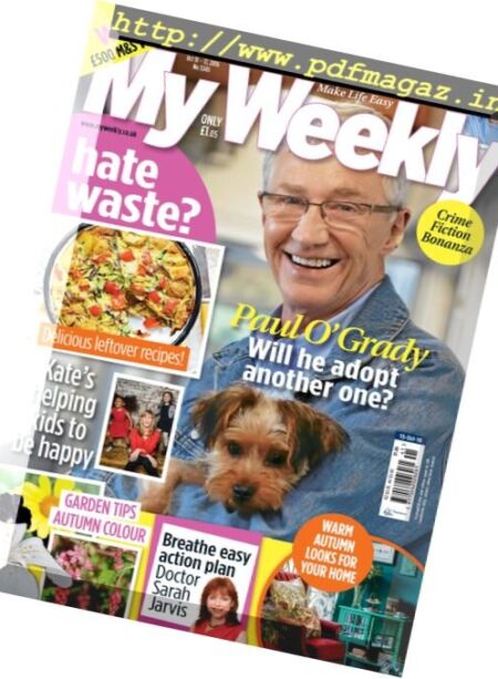 My Weekly – 11 October 2016 Cover