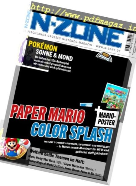 N-Zone – November 2016 Cover