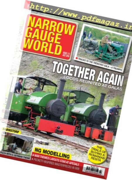 Narrow Gauge World – July 2016 Cover