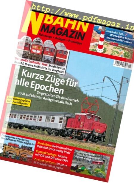 Nbahn Magazin – September-Oktober 2016 Cover