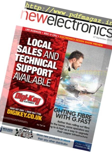 New Electronics – 27 September 2016 Cover