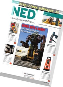 New Equipment Digest – October 2016