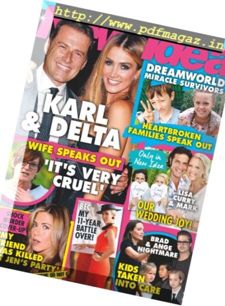 New Idea – 7 November 2016 Cover