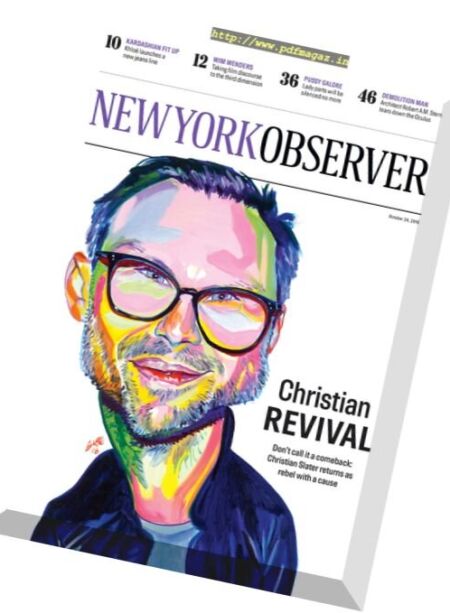 New York Observer – 24 October 2016 Cover