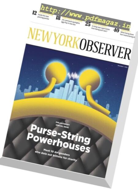 New York Observer – November 7, 2016 Cover