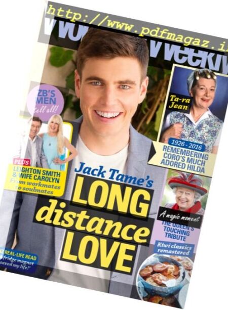 New Zealand Woman’s Weekly – 31 October 2016 Cover