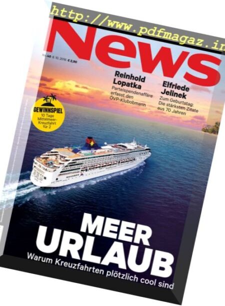 News – 8 Oktober 2016 Cover